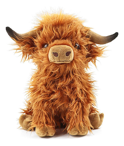 Muñecos De Peluche Highland Cow, Juguetes Para Vacas, Regalo