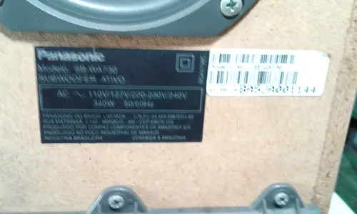 Caixa Sub Woofer Ativo Panasonic Sb-wa730 | MercadoLivre