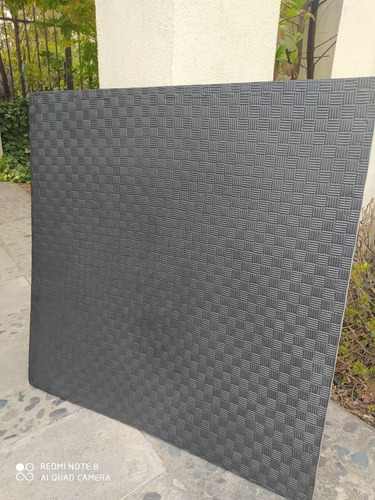 Imagen 4 de 8 de Pack 2un Tatami 100x100x2,5cmnegro/gris Despacho Gratis Stgo