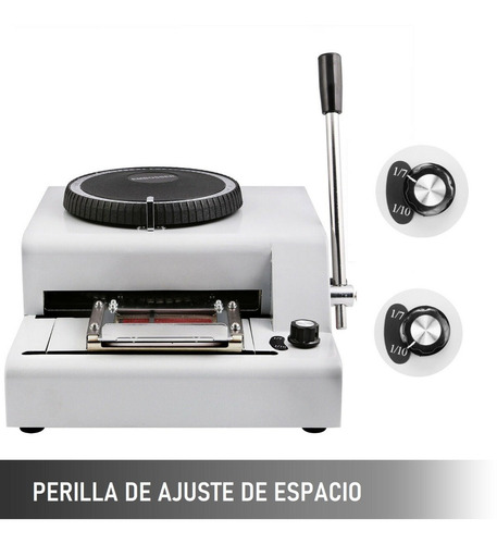 Máquina Embosadora De Tarjetas De 72 Caracteres