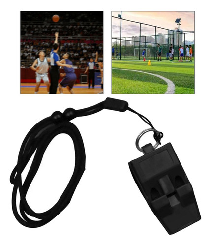 2 Silbato Deportivo, Silbato Con Sonido Fuerte Y Negro