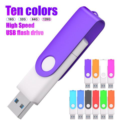 Type-c 2 In 1 Pendrive 64gb Usb 3.0 Memoria Usb De Plástico