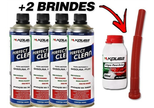 Kit 4 Perfect Clean Flex Koube + Brinde Exclusivo
