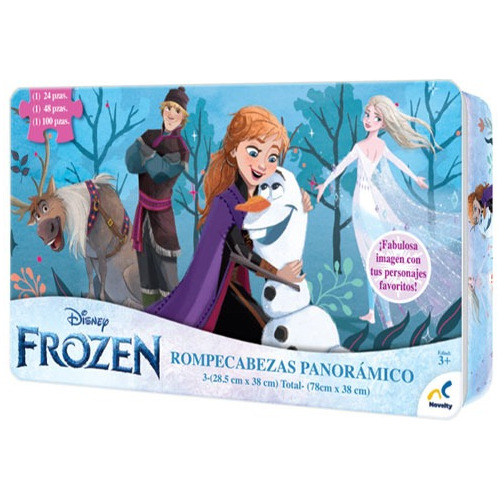 Rompecabezas Novelty Panorámico 3 En 1 Frozen