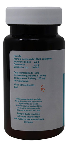 Proxan Compuesto Susp. En Polvo Fco. 80 Ml. 125-100 Mg/5 Ml.