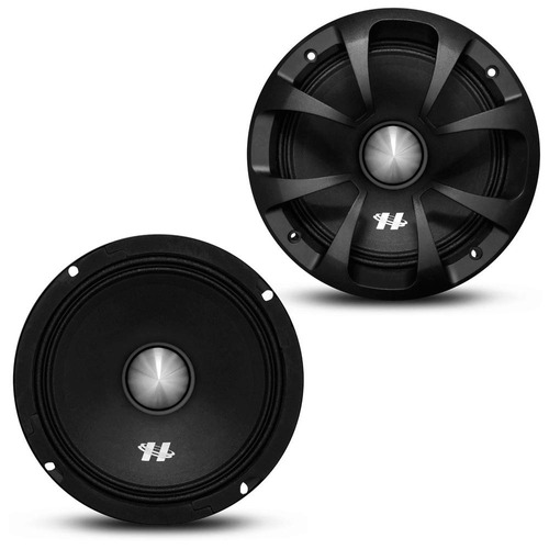 Par Alto Falante 6 Woofer Midbass Hurricane Mb600 Pro 500w