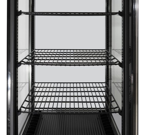 Vitrina Pastelera Vertical Negra 288 Lts. Cod.vp288n