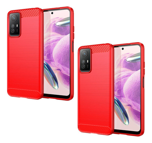 2×funda For Teléfono Para Xiaomi Red Mi Note 12s Anticaída