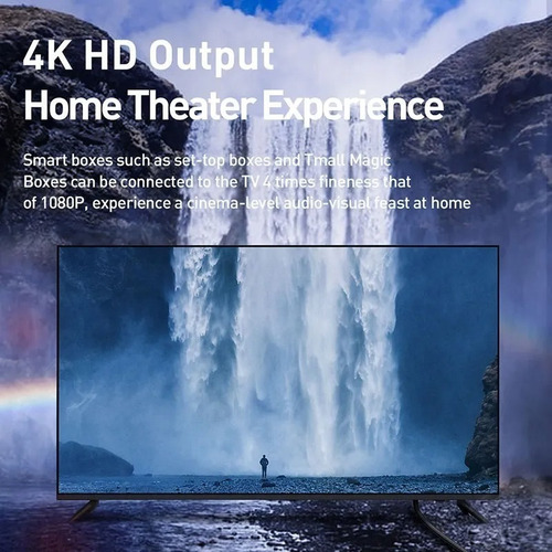 Imagen 6 de 9 de Cable Hdmi A Hdmi Macho 3m Baseus 4k Hd /2.0/ 18gbps Premium