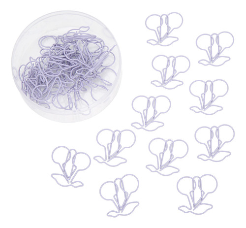 Pinzas De Papel Con Forma De Cereza, 50 Unidades, Con Forma