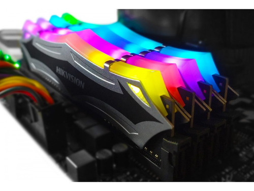 Imagem 3 de 4 de Memória Hikvision U100 8gb 3200mhz Rgb Ddr4 Cl16