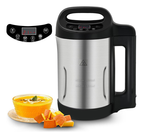 Potlimepan Soup Maker 1,6 L, 4 En 1 Multifuncional Sopa Grue