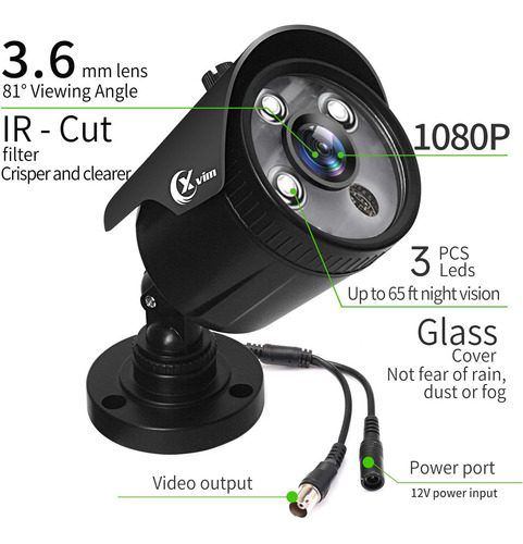 Sistema De Camaras De Seguridad Xvim 8ch 1080p Con 1tb De