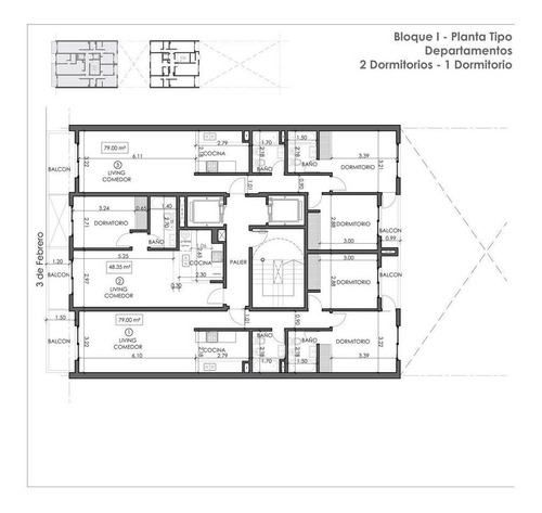 Imagen 8 de 11 de Venta Departamentos 2 Dormitorios En Construcción, 3 De Febrero 400 - Gazze