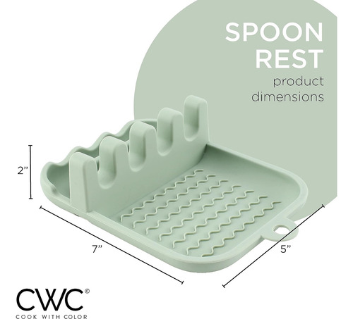 Soporte De Cuchara De Silicona, Soporte Para Cuchara Con Sop