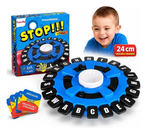 Jogo Stop Trava Letras com Temporizador Kizumba