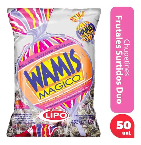 Chupetín Wamis Magico X 50un - Cioccolato Tienda De Dulces