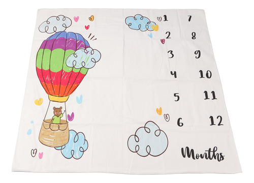 Cobertor Monthly Milestone Para Bebês Baby Month Innovative