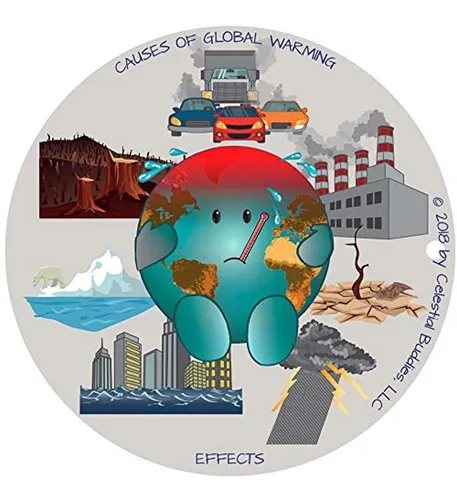 Juguete De Peluche Del Planeta Tierra (9.0 In De Diámetro)