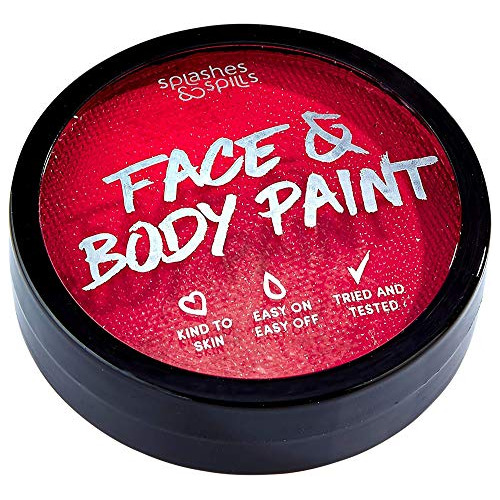 Pintura Corporal - Water Activated Face And Body Paint - Red