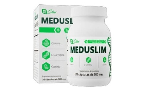 Suplemento en cápsula Meduslim  L-Carnitina en pote de 100g 20 un