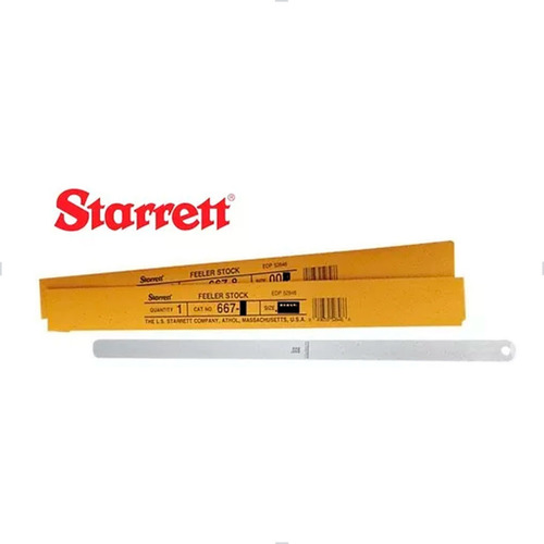 Calibrador De Folga 667m-50 Em Lâminas 300x0,50mm Starrett