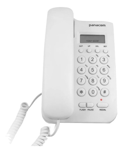 Imagen 2 de 2 de Teléfono fijo Panacom PA-7550 blanco