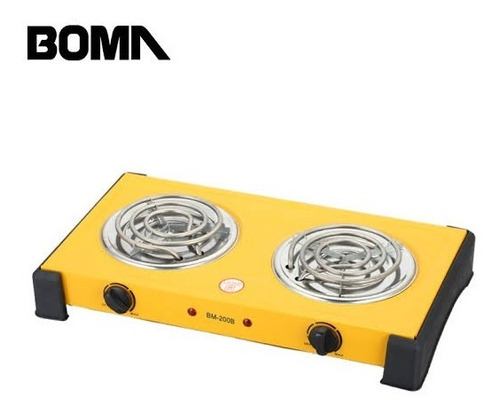 Cocina Electrica 2000watts Boma Modelo Bm-200b 2 Hornillas