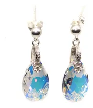 Comprar Aros Plata 925 - Aros Cristal - Pasantes - Aros Gota