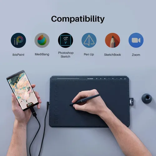 Huion Hs611 Tableta De Dibujo Gráfico Android Soportado P...