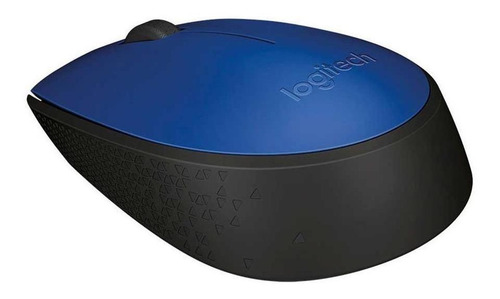 Mouse Inalámbrico Azul Con Negro Logitech M170