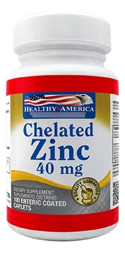 Chelated Zinc 40 Mg Healthy America