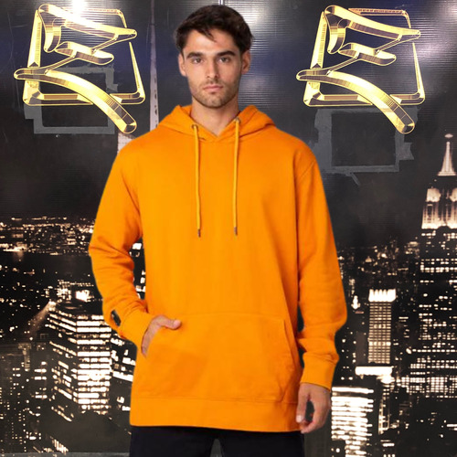 Buzo Canguro Oversize Dew Naranja