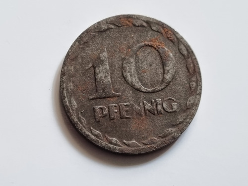 Monedas X2 Alemania Notgeld 1919 10 Pfennig Stadt Mannheim (Usado)