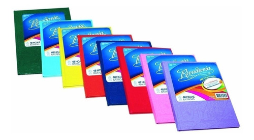 Cuaderno Rivadavia Abc Tapa Dura X 50 Hojas 19x24 Cm X 5 U