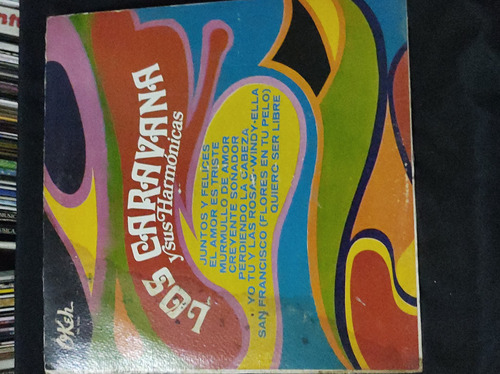 Los Caravana Y Sus Harmonicas Vinilo,lp,acetato,vinyl