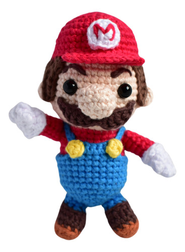 Amigurumi Mario Bros A Crochet 12 Cm