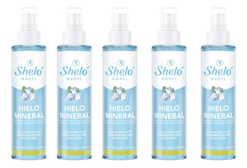 5 Pack Hielo Mineral Shelo