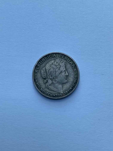 Moneda Cupronickel De 5 Centavos De 1935
