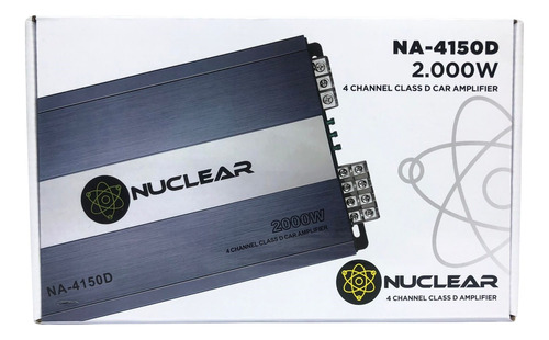 Amplificador Sonido Nuclear Na-4150d 2.000w 4ch Clase D