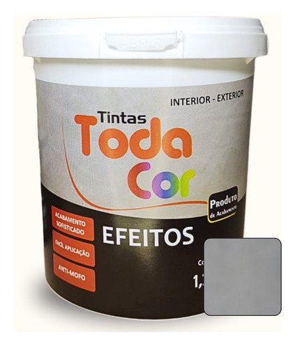 Toda Cor efeito cimento queimado tintas 1,2kg cor avenida expressa