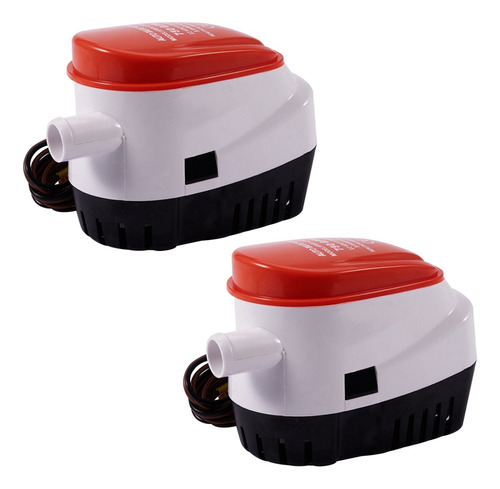 2 Bombas De Achique Automáticas De 12 V, 750 Gph, Con Interr