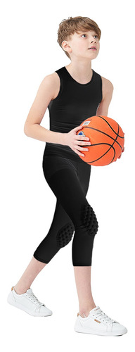 Pantalones Basquetbol Con Rodilleras Niños Ropa Deportiva