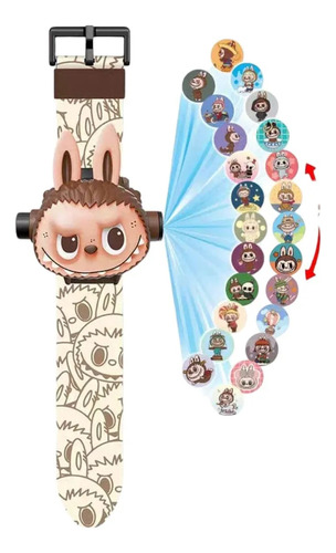 Reloj Proyector Infantil Con 24 Imagenes Varios Personajes Labubu Labubu