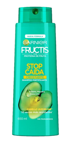 2 Pzs Garnier Crece Fuerte Shampoo Stop Caida Fructis 650ml