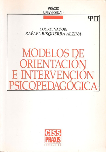 Libro Modelos De Orientación E Intervención Psicopedagógica