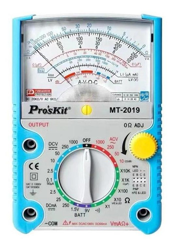 Multimetro Analogico Proskit Mt-2019