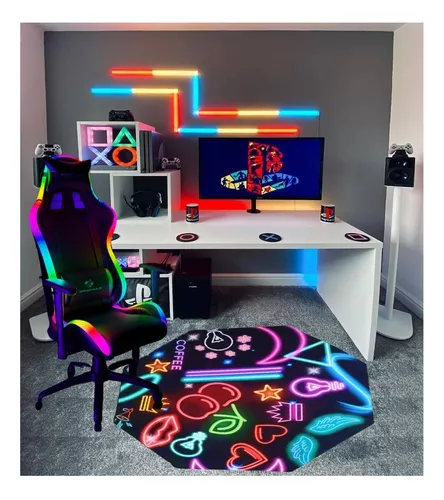 Alfombra Gamer para Silla - Neon - Protector de Piso - S/.123 - NikoStore  Perú