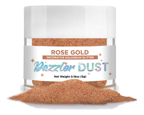 Holograma De Oro Rosa Dazzler Dust 5g Jarrón | Bakell No