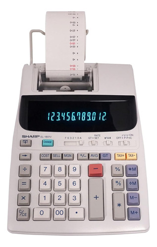Calculadora De Impresión De Tinta El1801v, Pantalla Fl...